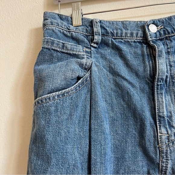 FREE PEOPLE Luca Super Slouch Jean in Alabaster Blue 30 - Picture 5 of 7